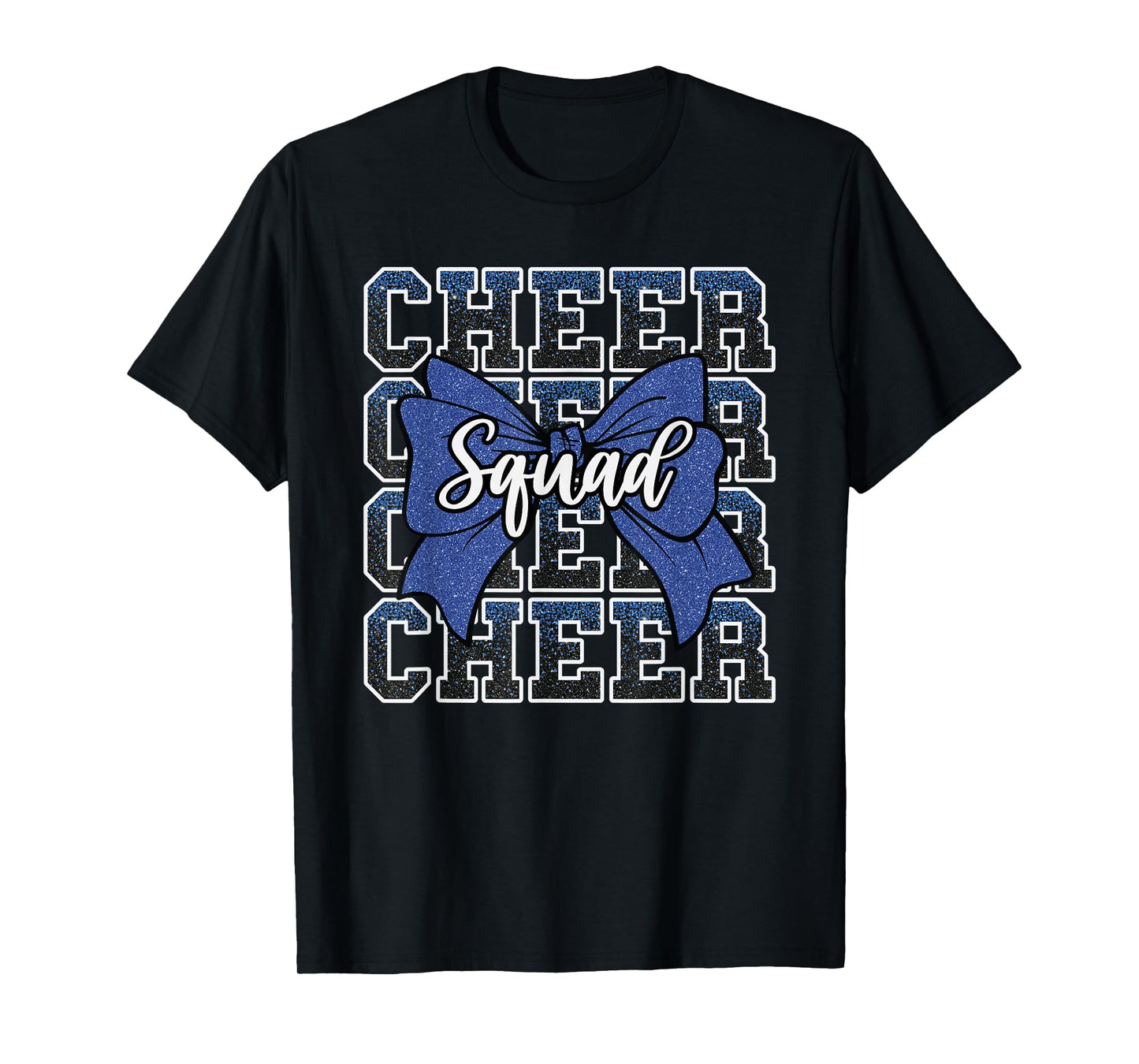 Blue Cheer Squad Funny Sport Cheerleader Cheerleading Team T-Shirt