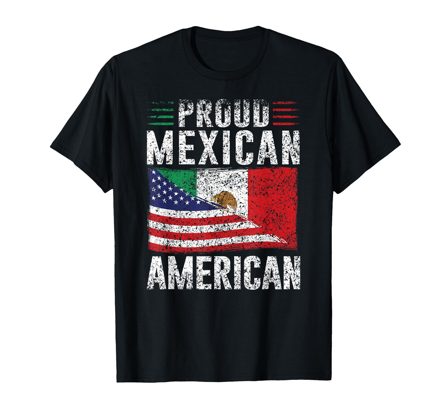 Proud Mexican American Usa Mexico America Mexican American T-Shirt