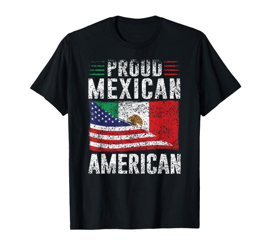 Proud Mexican American Usa Mexico America Mexican American T-Shirt