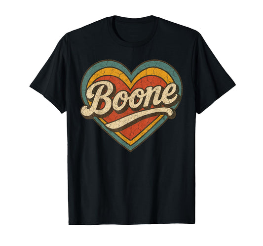 Boone Heart Men Women Kid Vintage T-Shirt