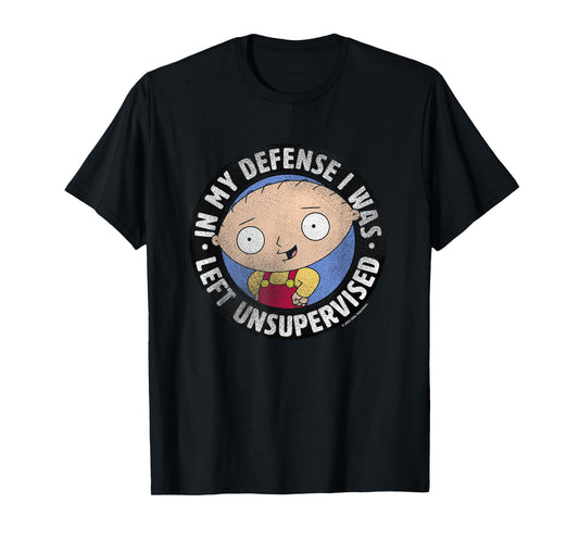 Family Guy Stewie I Was Left Unsupervised T-Shirt