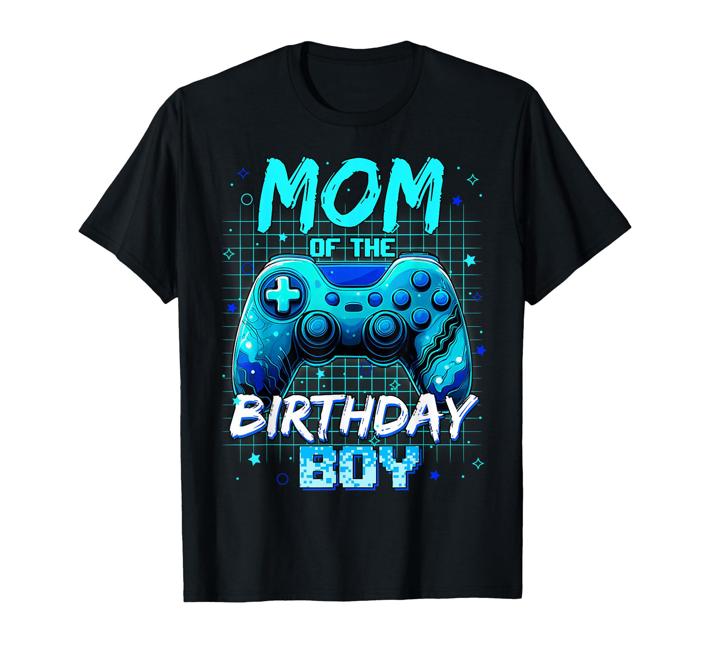 Mom of The Birthday Boy Video Game Family Matching Party T-Shirt
