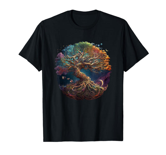 Tree Of Life Gift The Tree Of Life Meditation T-Shirt