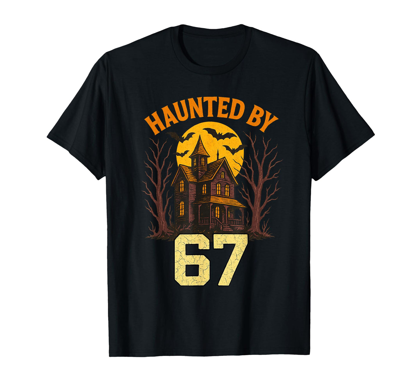 67 Meme Trendy Halloween Funny Six Seven Gen Alpha Teen Boys T-Shirt