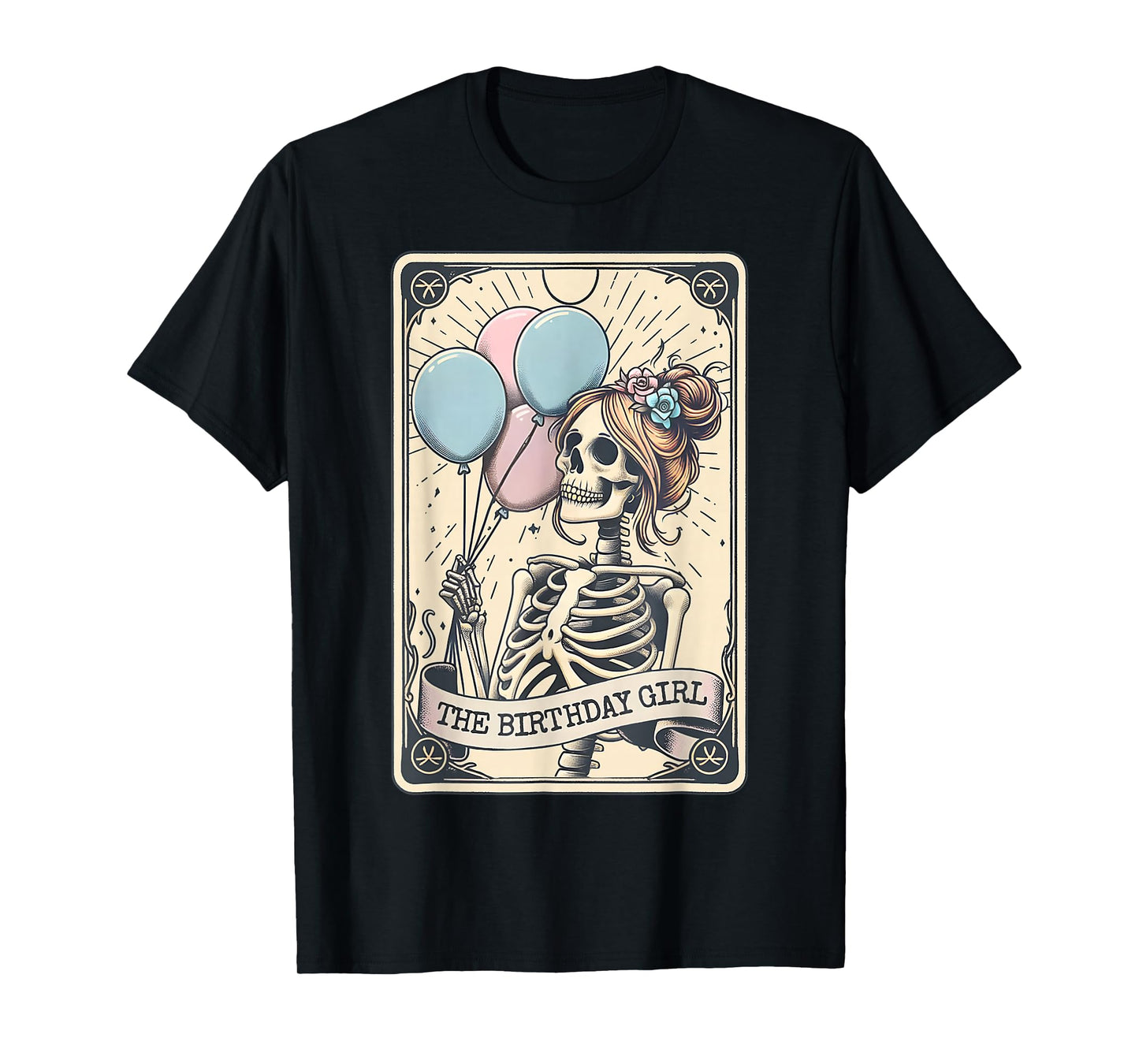 It's My Birthday Tarot Card, Funny Skeleton Birthday T-Shirt