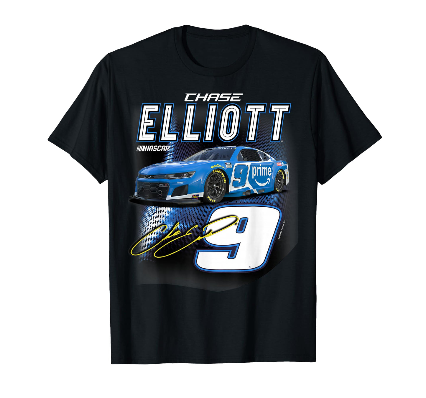 Hendrick Motorsports Elliot Chase Signature No 9 Camaro ZL1 T-Shirt