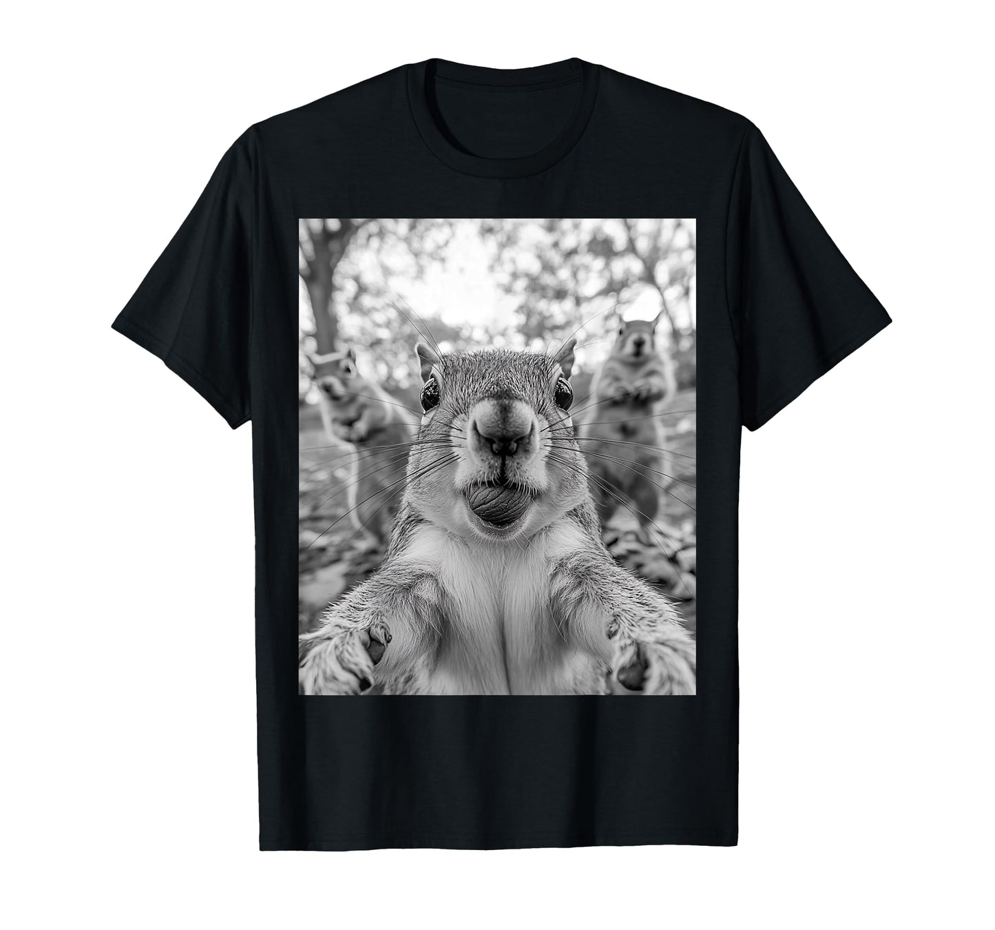 Cute Squirrel Selfie T-Shirt