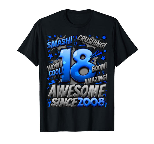 18 Year Old Gifts for Boys 18th Birthday Boy 18 Year Old Boy T-Shirt