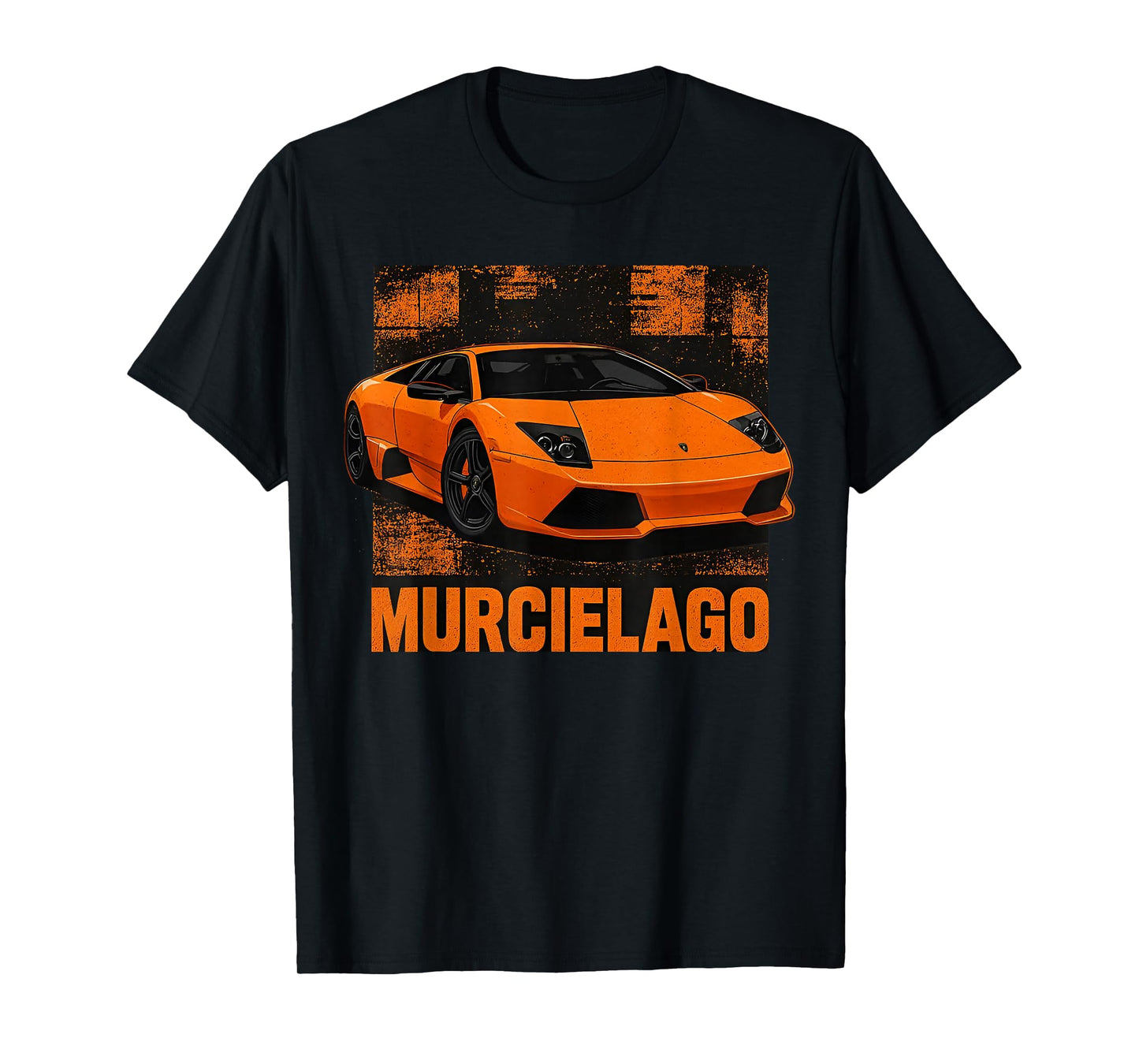 Orange V12 Murcielago Italian Supercar Design T-Shirt