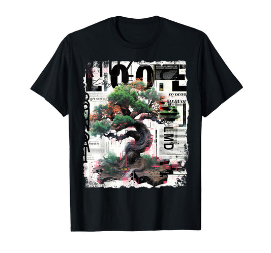 Hip Hop Y2K Vintage Hipster Edgy Urban Streetwear Bonsai T-Shirt