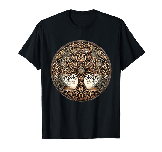 Celtic 'Tree Of Life' Roundel s Celtic Knot Designs T-Shirt