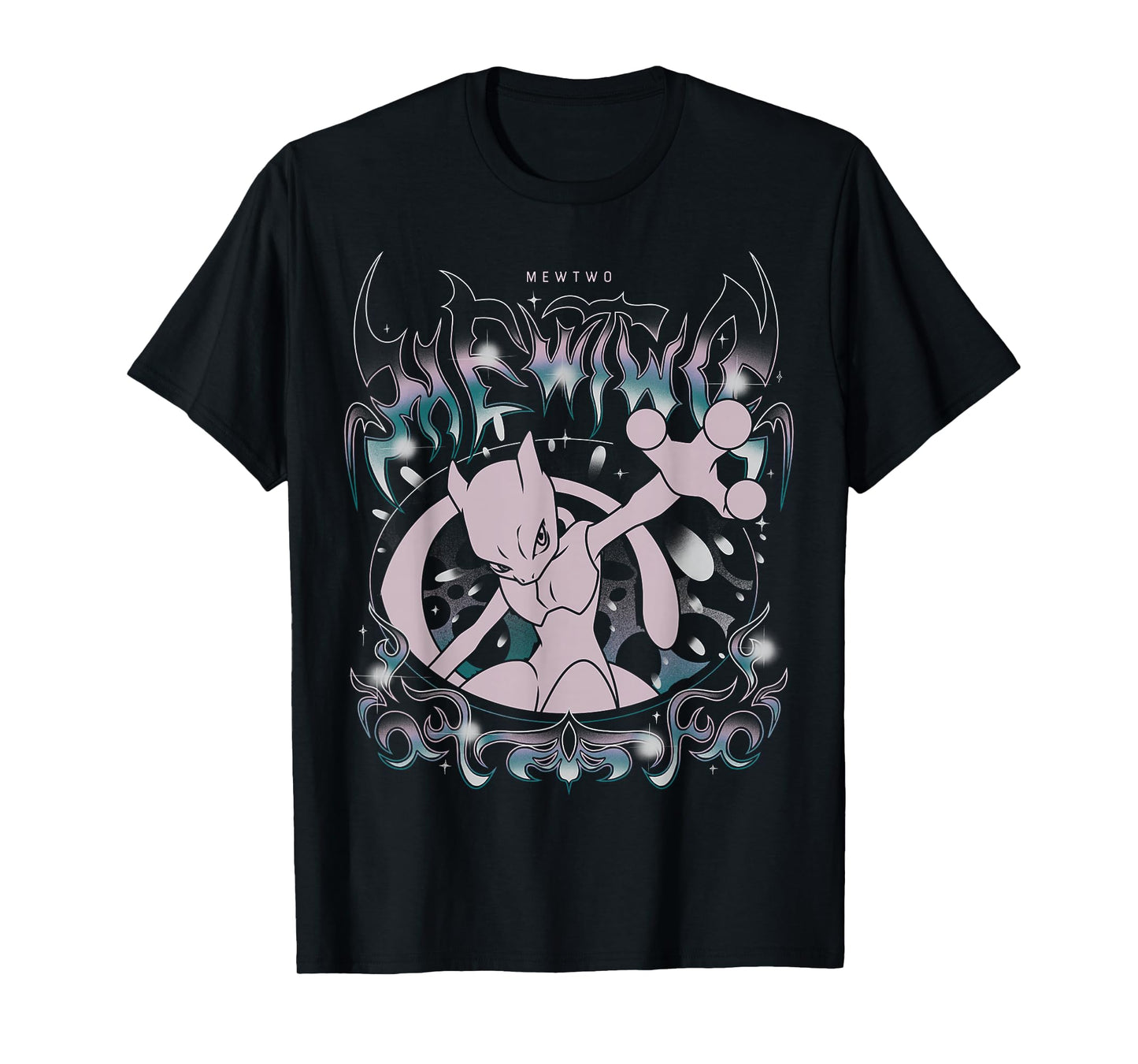 Pokémon - Mewtwo Grunge Oversized T-Shirt
