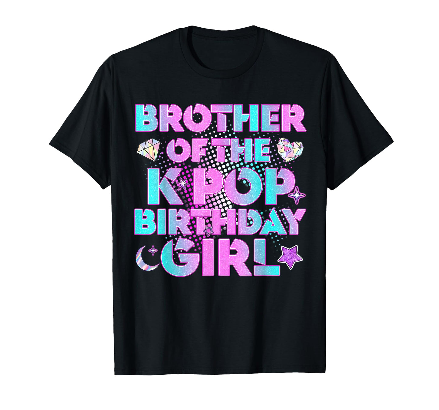 Brother of The K-Pop Birthday Girl Matching Family Bro Kids T-Shirt