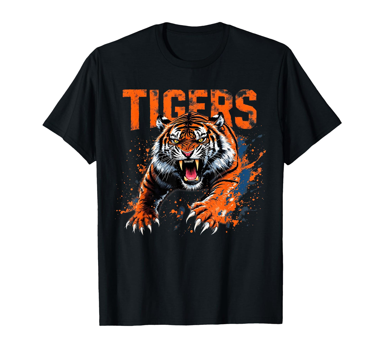 Retro Tigers Name Distressed Classic Gift For Men Women Kids T-Shirt