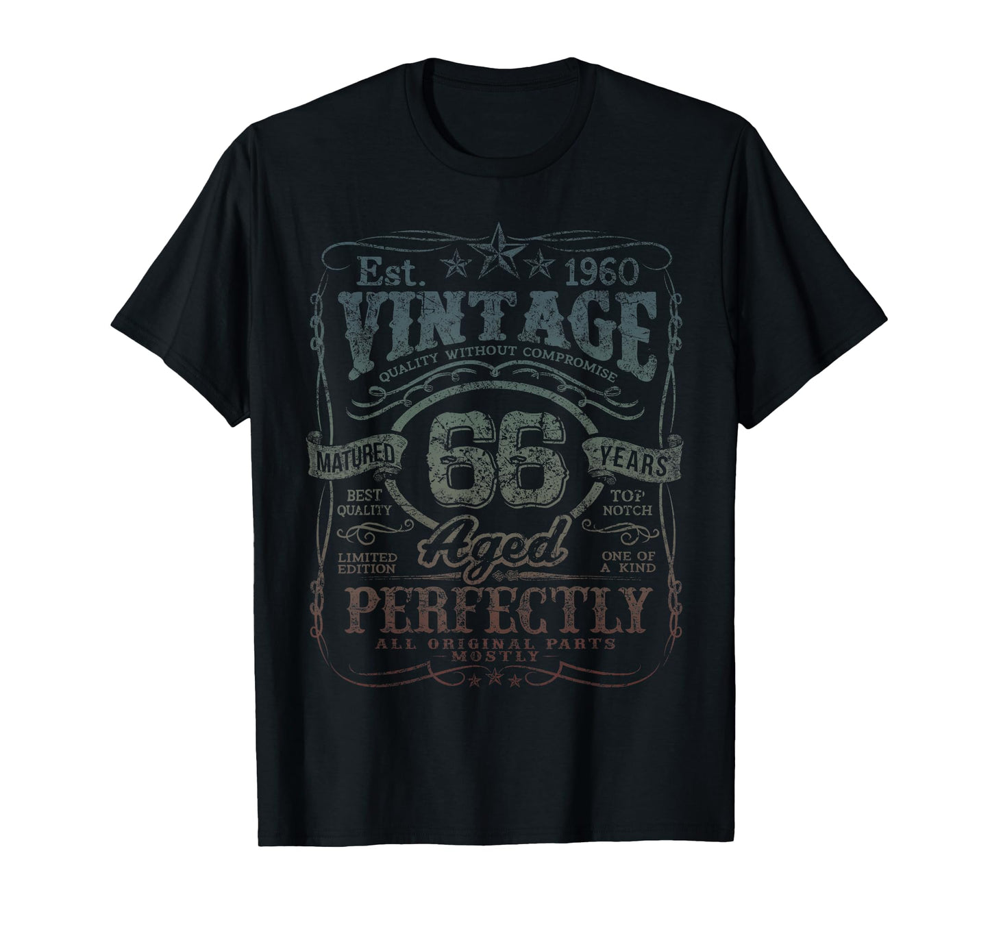 Vintage 1960 Limited Edition Shirt 66 Year Old 66th Birthday T-Shirt