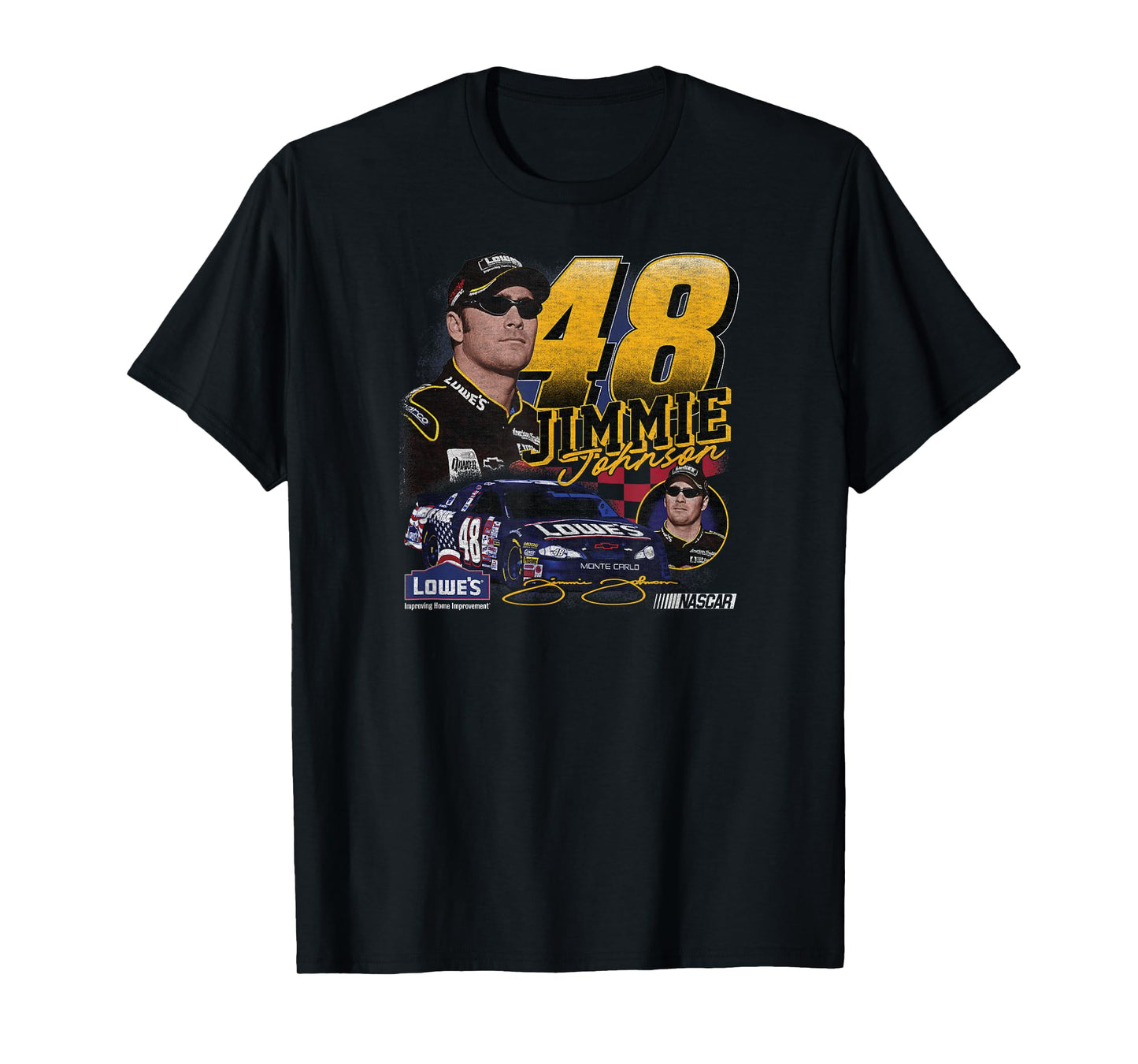 NASCAR - Jimmie Johnson # 48 - Historical Drivers T-Shirt