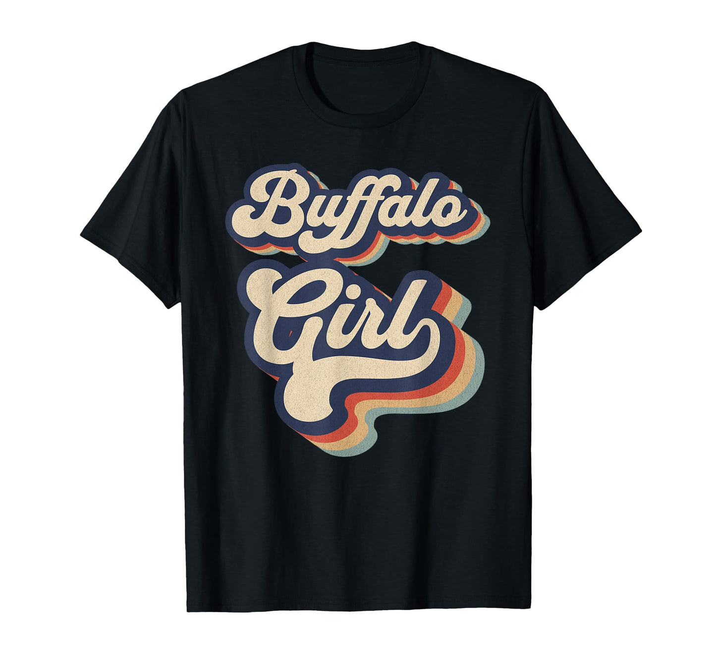 Vintage Design For Girls From Buffalo New York T-Shirt