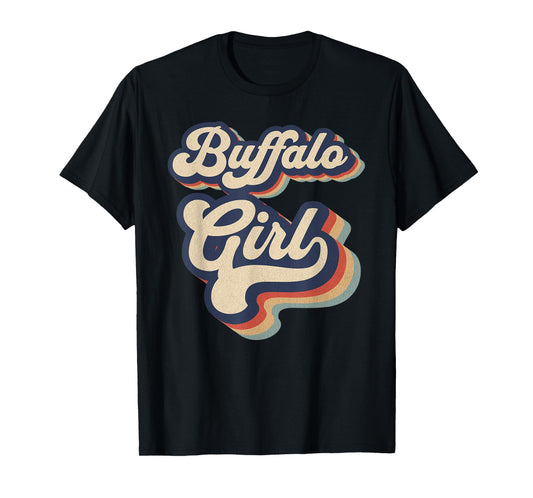 Vintage Design For Girls From Buffalo New York T-Shirt