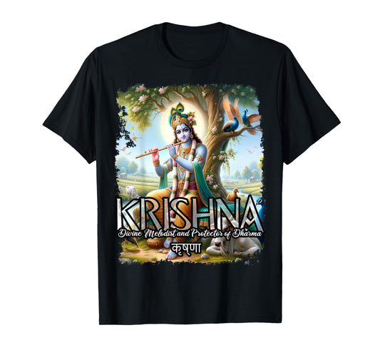 Krishna Hindu God Mythology Spiritual Enlightenment T-Shirt