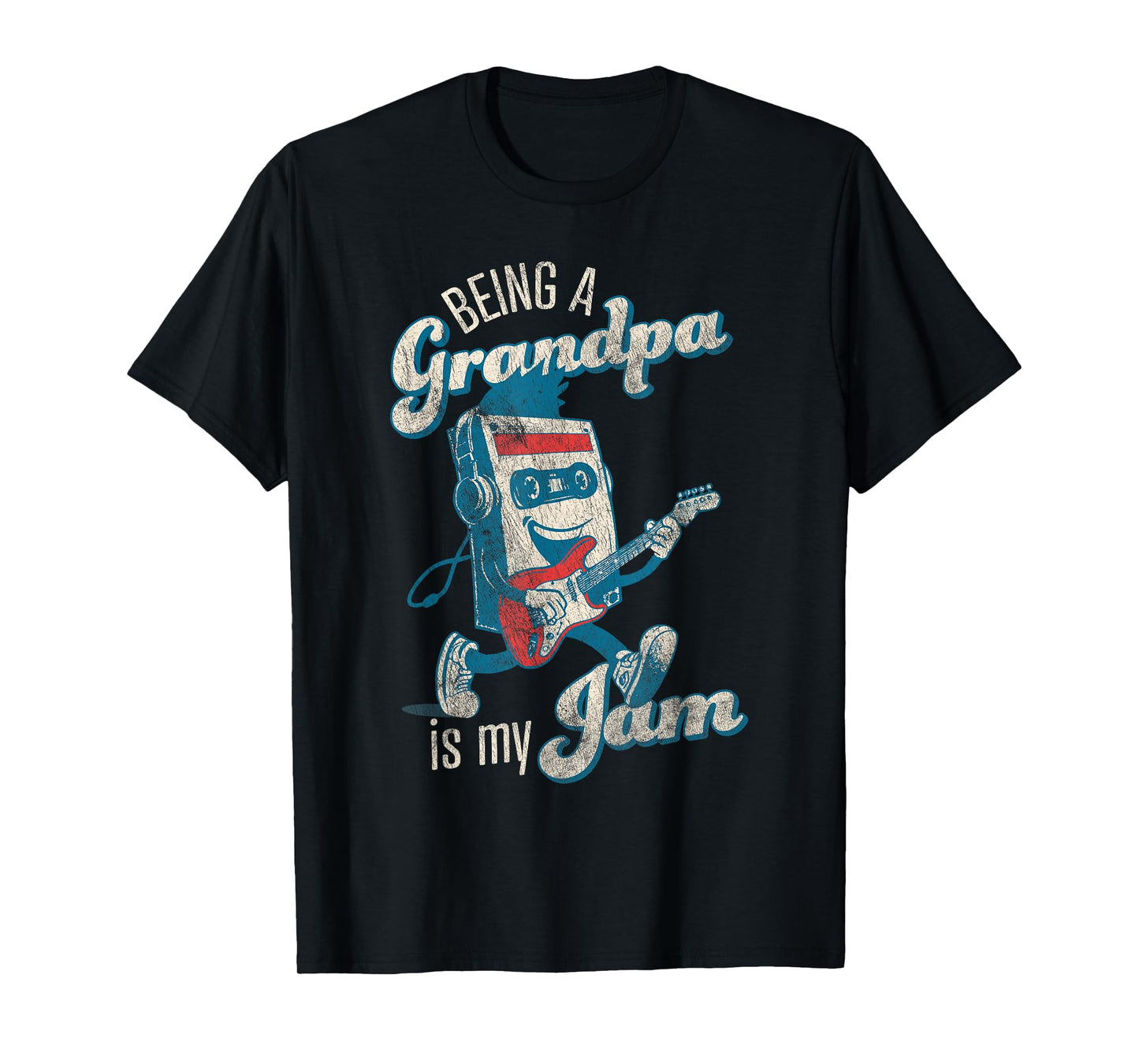 Funny Retro Grandfather Being a Grandpa is My Jam T-Shirt
