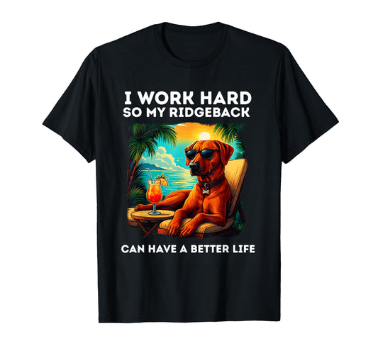 Funny Rhodesian Ridgeback Dog Design Rhodesian Ridgeback T-Shirt