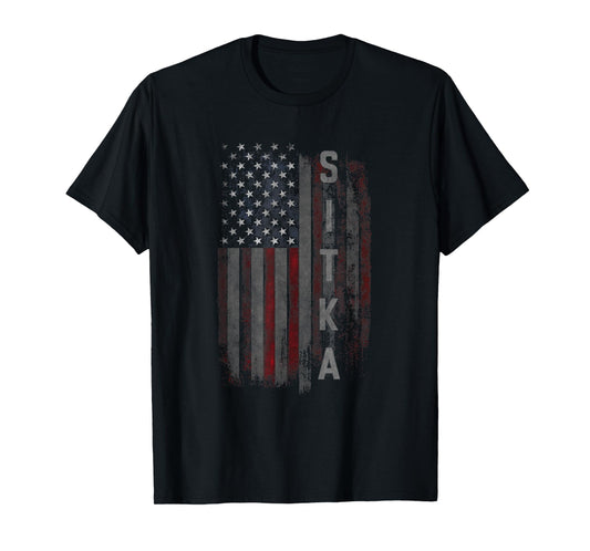 Sitka Family American Flag T-Shirt