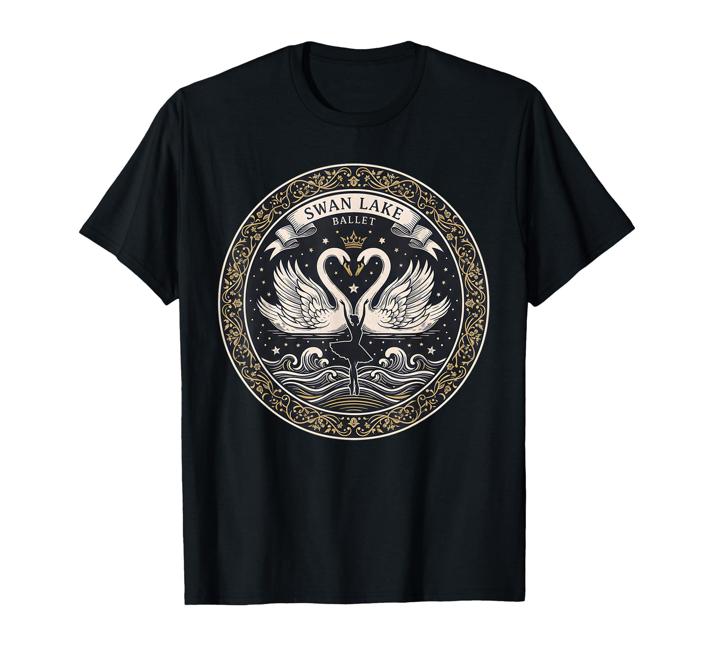 Cool White Swan Lake Ballet Ballerina Dancer Gift Men Women T-Shirt