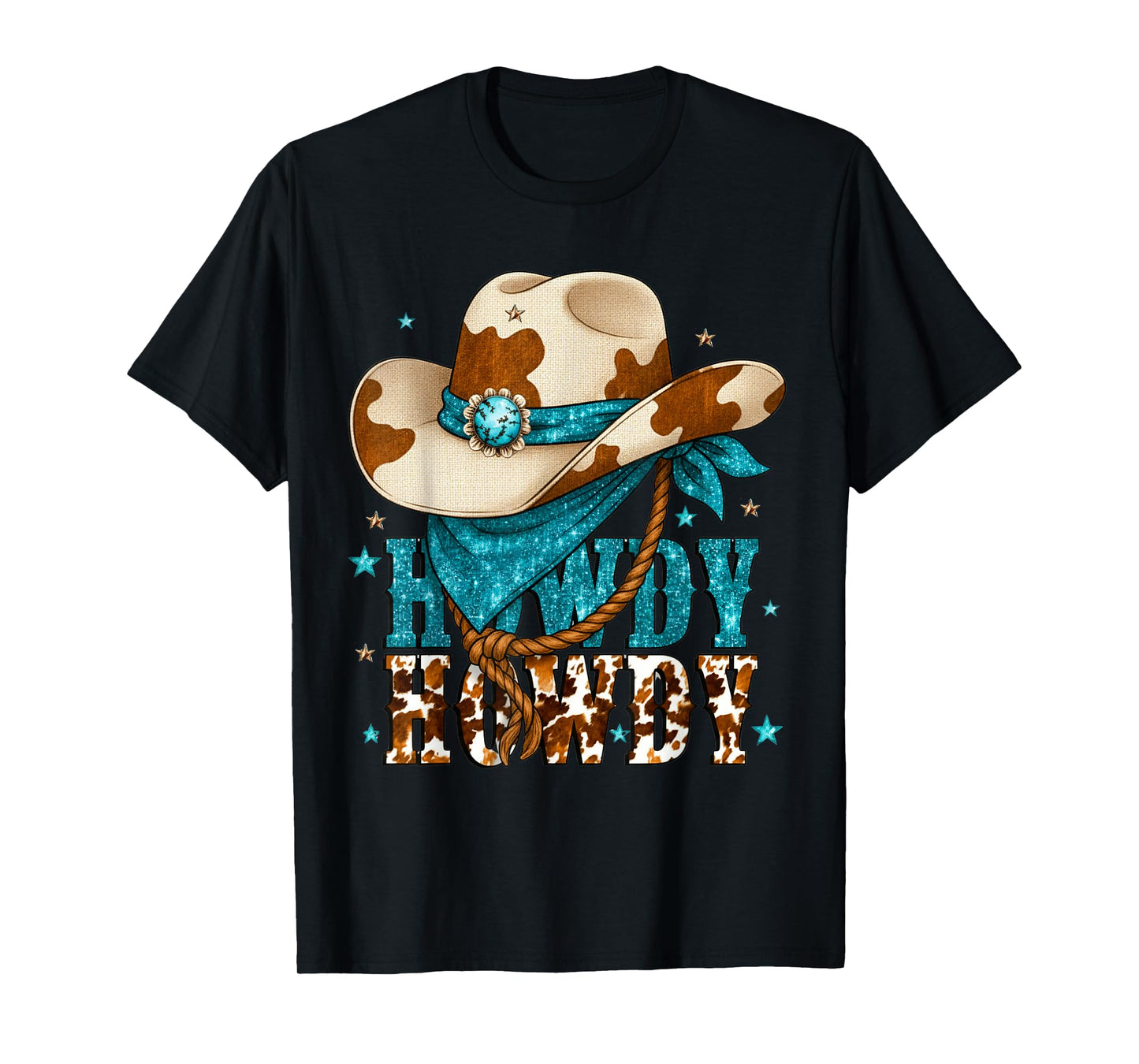 Howdy Western Cowboy Howdy Cowboy Rodeo Cowgirl Western T-Shirt