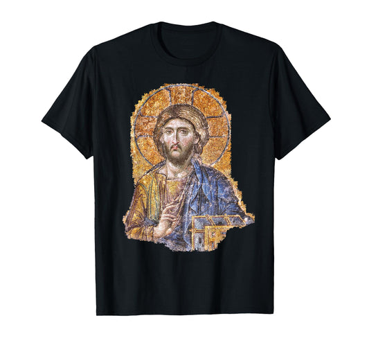 Christ Pantocrator Icon Hagia Sophia Catholic T-Shirt