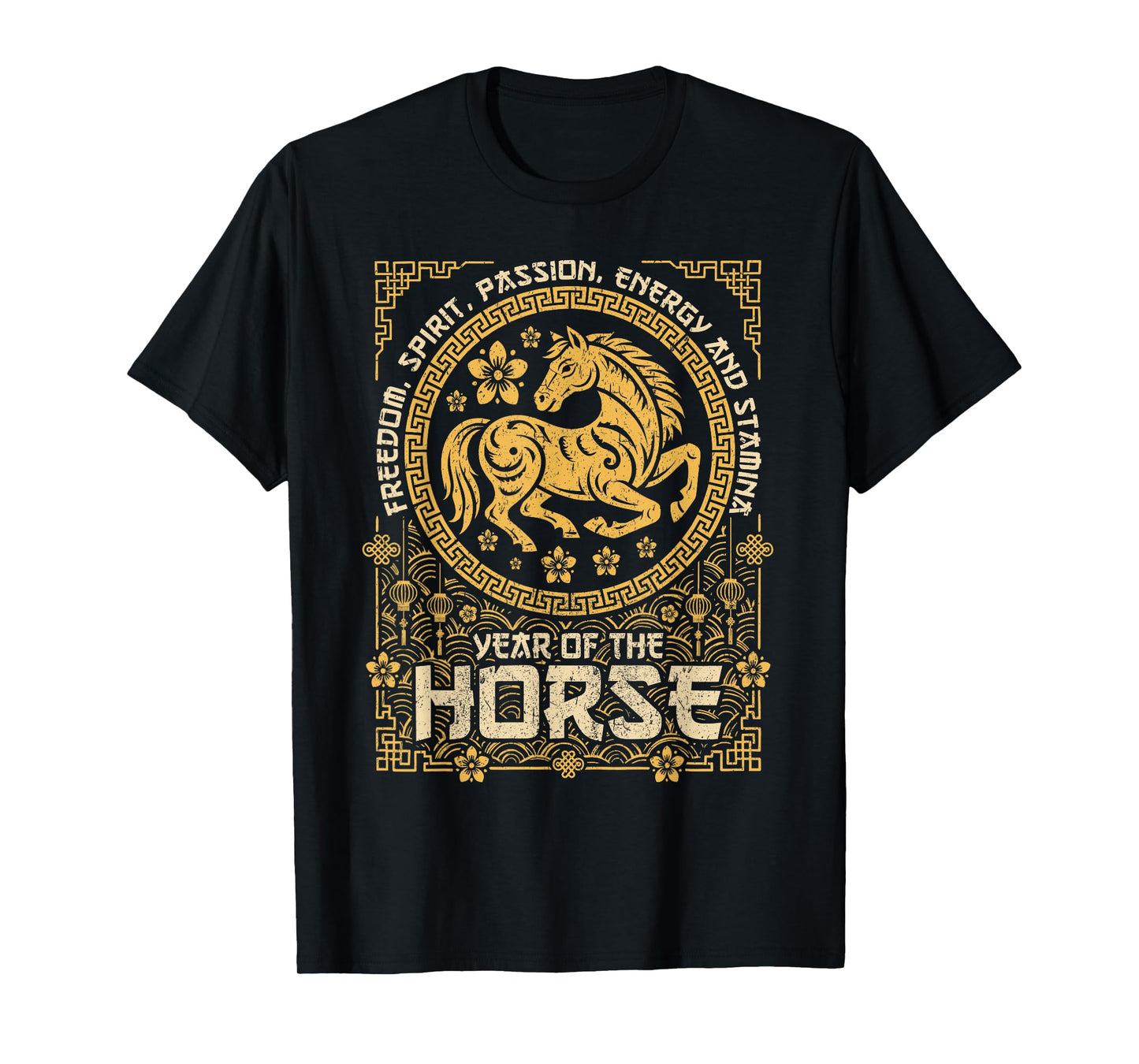 Year of The Horse Chinese New Year 2026 Zodiac Horse T-Shirt