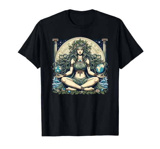 Earth Day Gaia Greek Pagan Mother Earth Hippie Nature Witchy T-Shirt