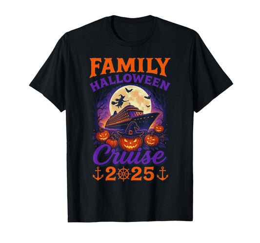 Family Halloween Cruise 2025 Matching Family Cruising Crew T-Shirt