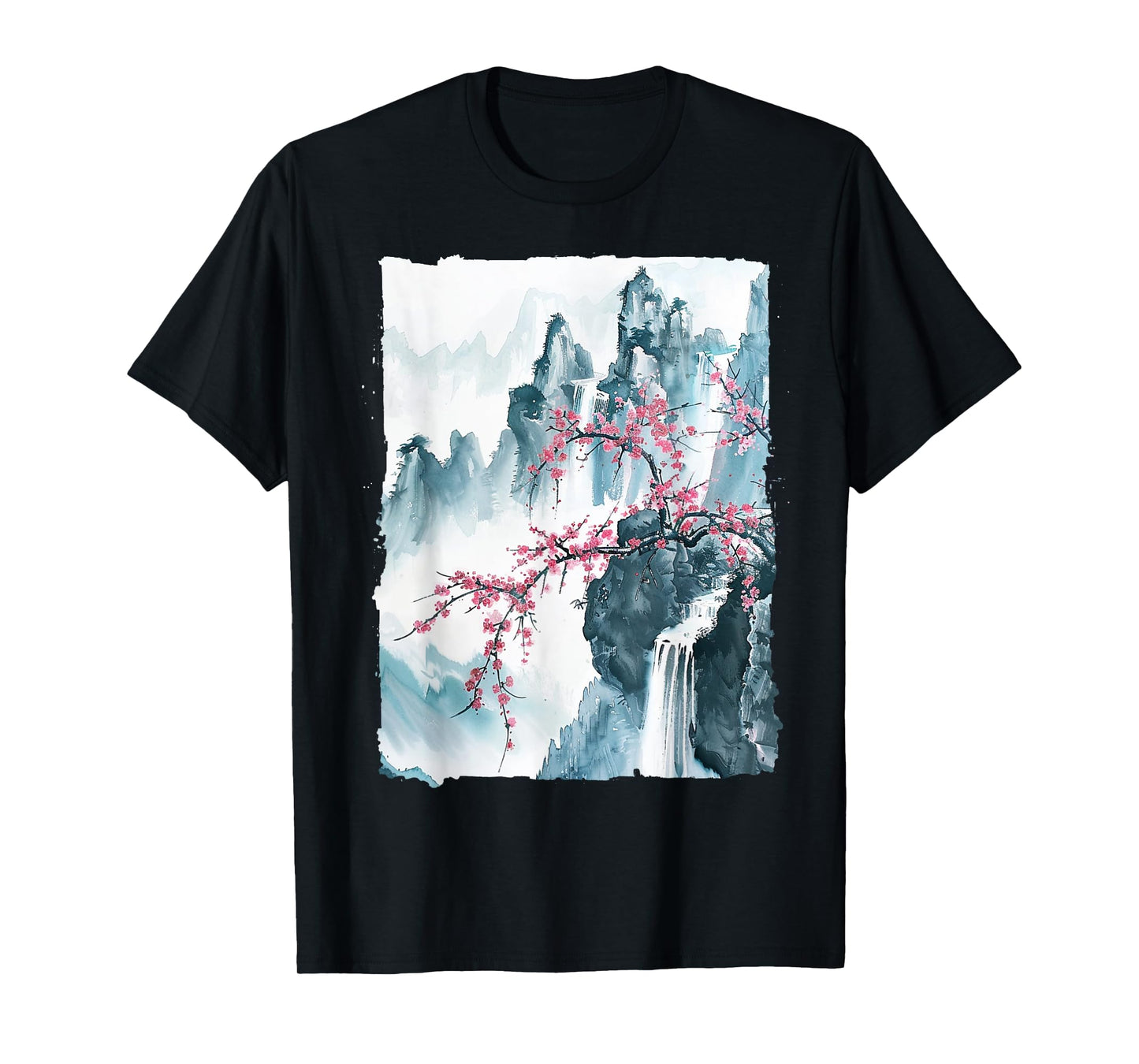 Sakura Spirit: Retro Japanese Cherry Blossom Collection T-Shirt