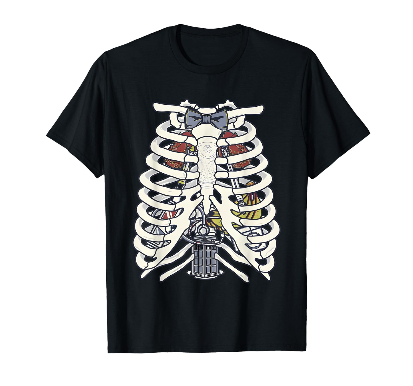 Anatomy Of A Time Lord A Doctor Who Skeleton T-Shirt