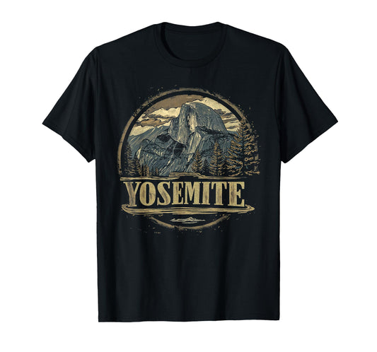 Yosemite - US National Park Vintage Men Women Retro T-Shirt