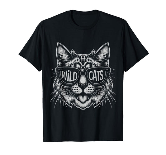 Classic Wildcats Name Styles | Cat's Lovers Animal Game Day T-Shirt