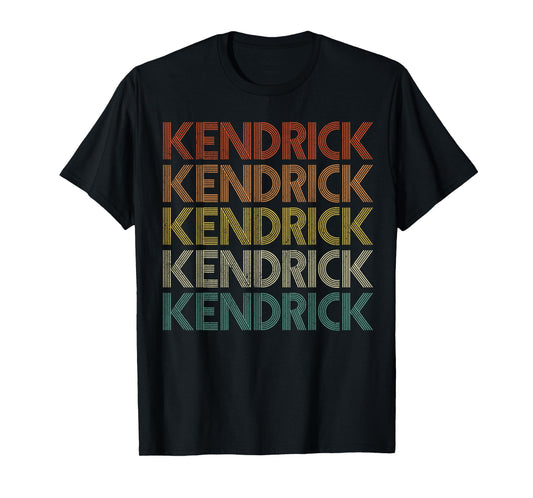 Kendrick Tee-Tshirt Gifts Unisex-Adults Retro T-Shirt Black Small Crew Neck Short Sleeve T-Shirt