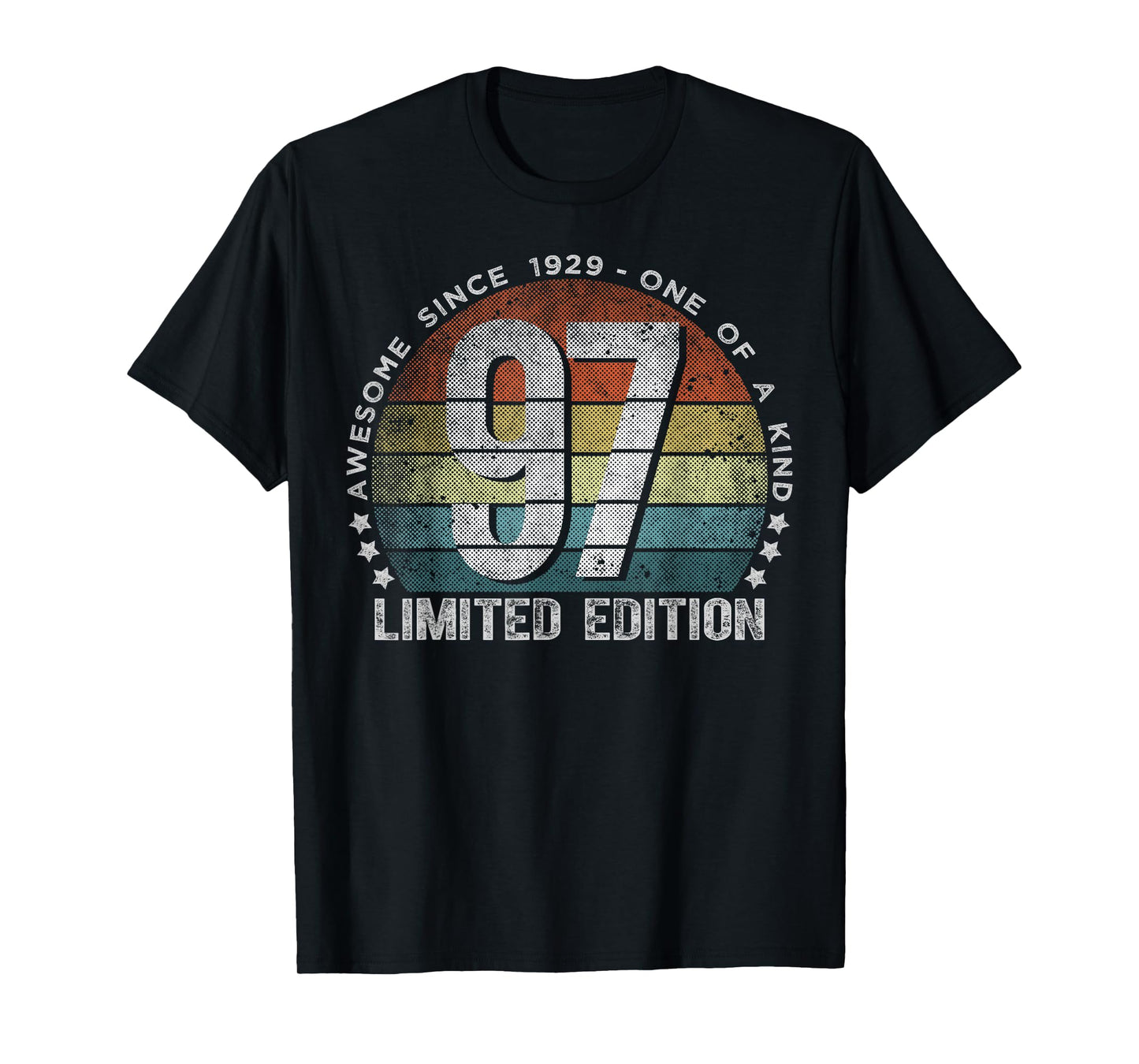 97 Year Old Gifts Vintage 1929 Limited Edition 97th Birthday T-Shirt