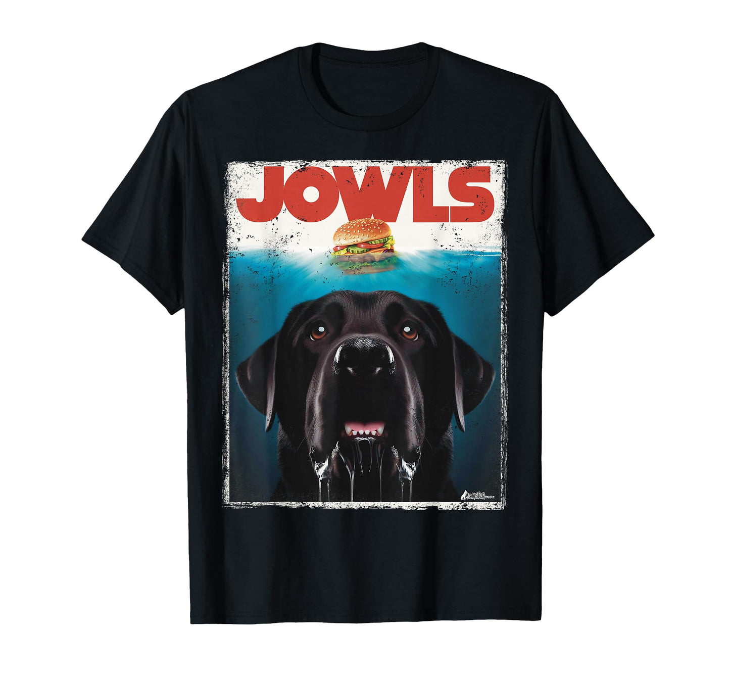 Funny Black Lab Jowls Tee, Labrador Retriever Mom Top, Dad T-Shirt