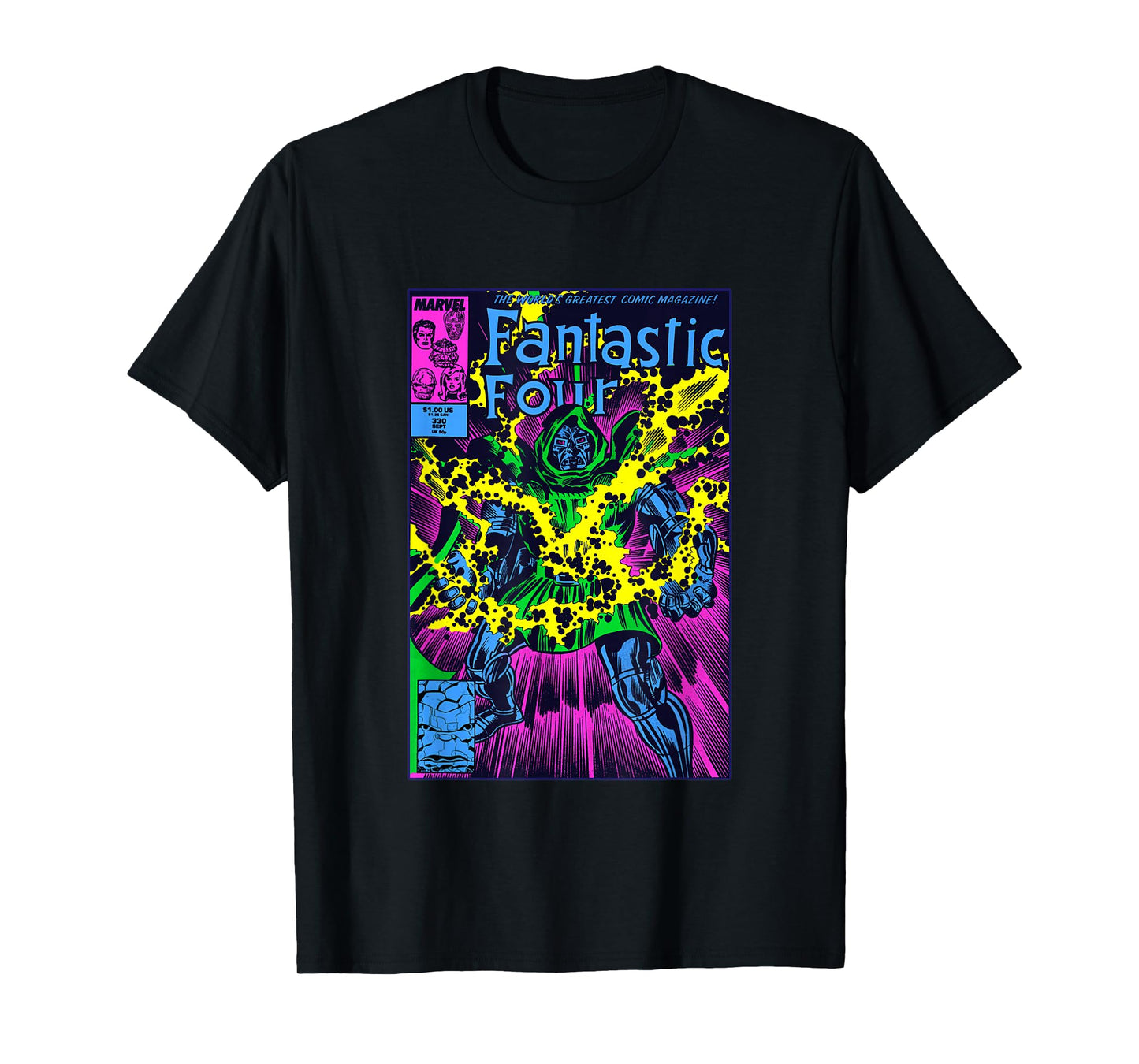 Marvel Comics Doctor Doom Vintage Comic Villain Cover T-Shirt