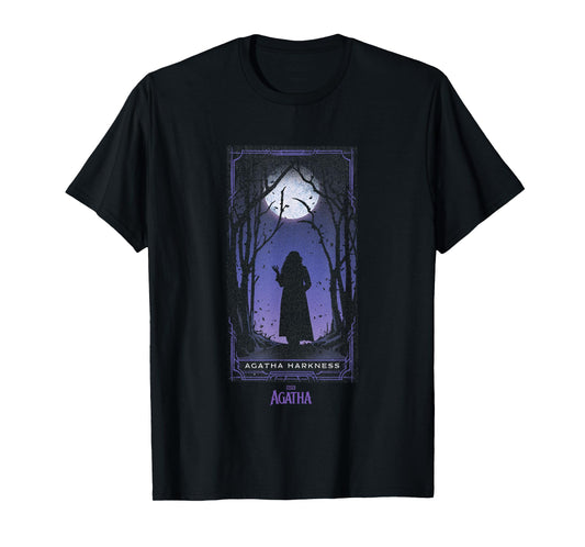 Marvel Agatha All Along Purple Agatha Tarot Card Vintage T-Shirt