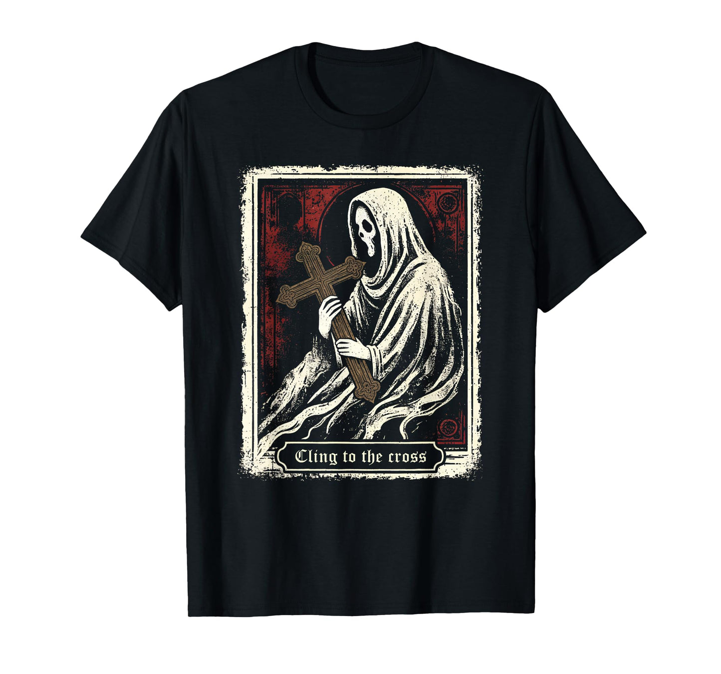 Christian Halloween Cling to The Cross T-Shirt