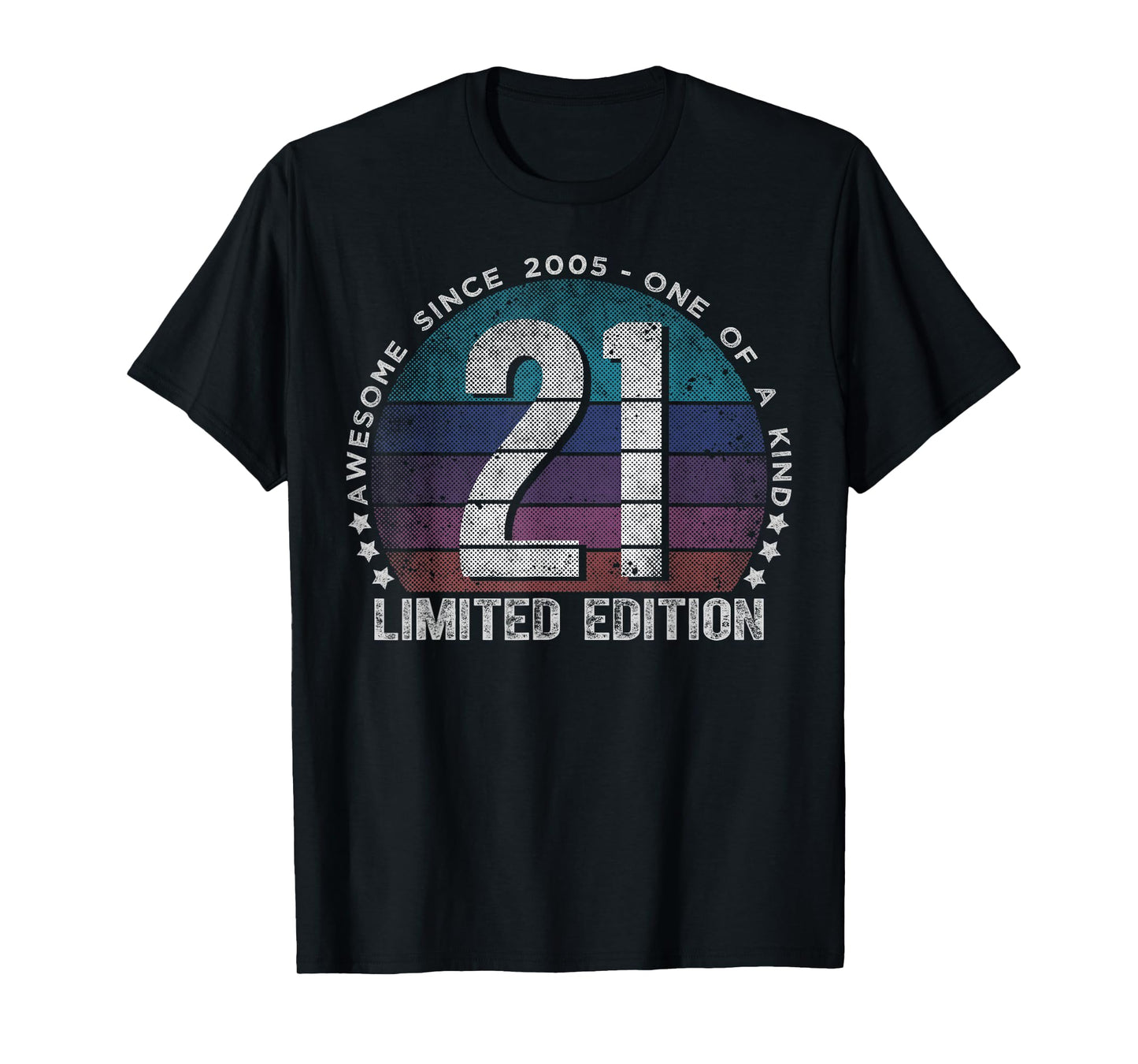 21 Year Old Gifts Vintage 2005 Limited Edition 21st Birthday T-Shirt