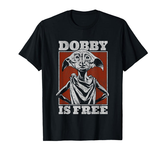 Harry Potter And The Deathly Hallows Vintage Dobby Is Free T-Shirt