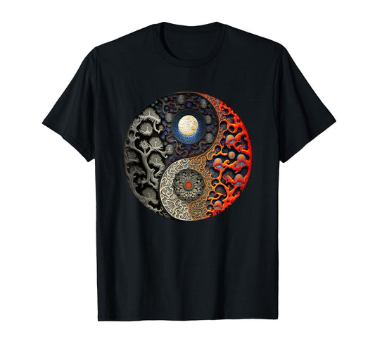 Yinyang Yoga Zen Yin yang Meditation T-Shirt