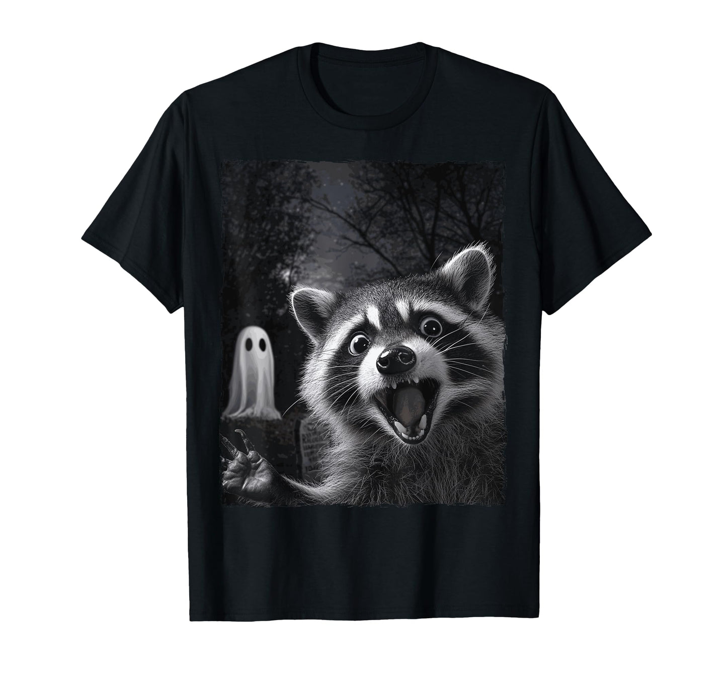 Funny Raccoon Halloween T-Shirt