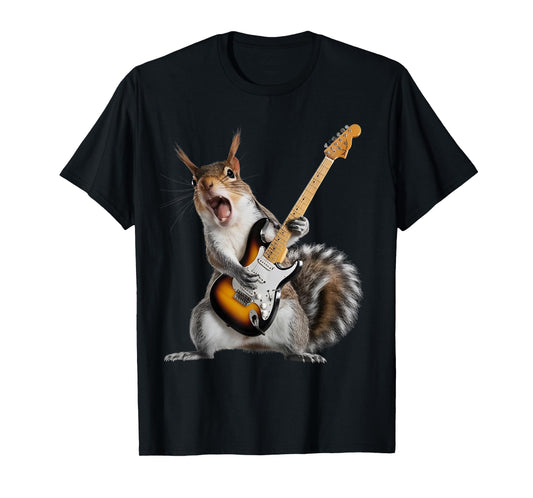 Squirrel Playing Guitar T-Shirt