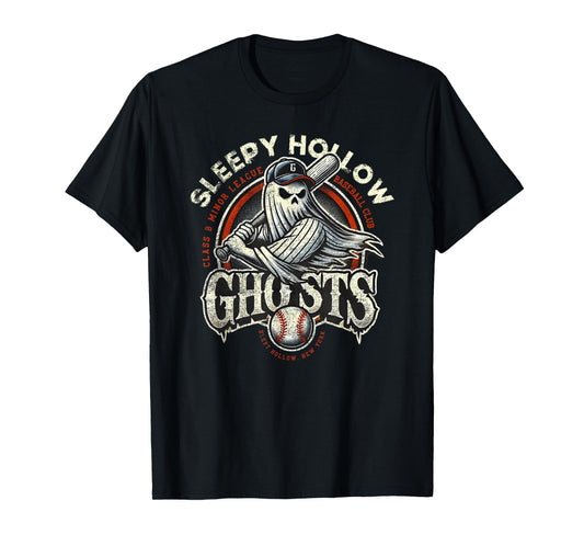 Halloween Sleepy Hollow Ghosts Minor League Baseball T-Shirt