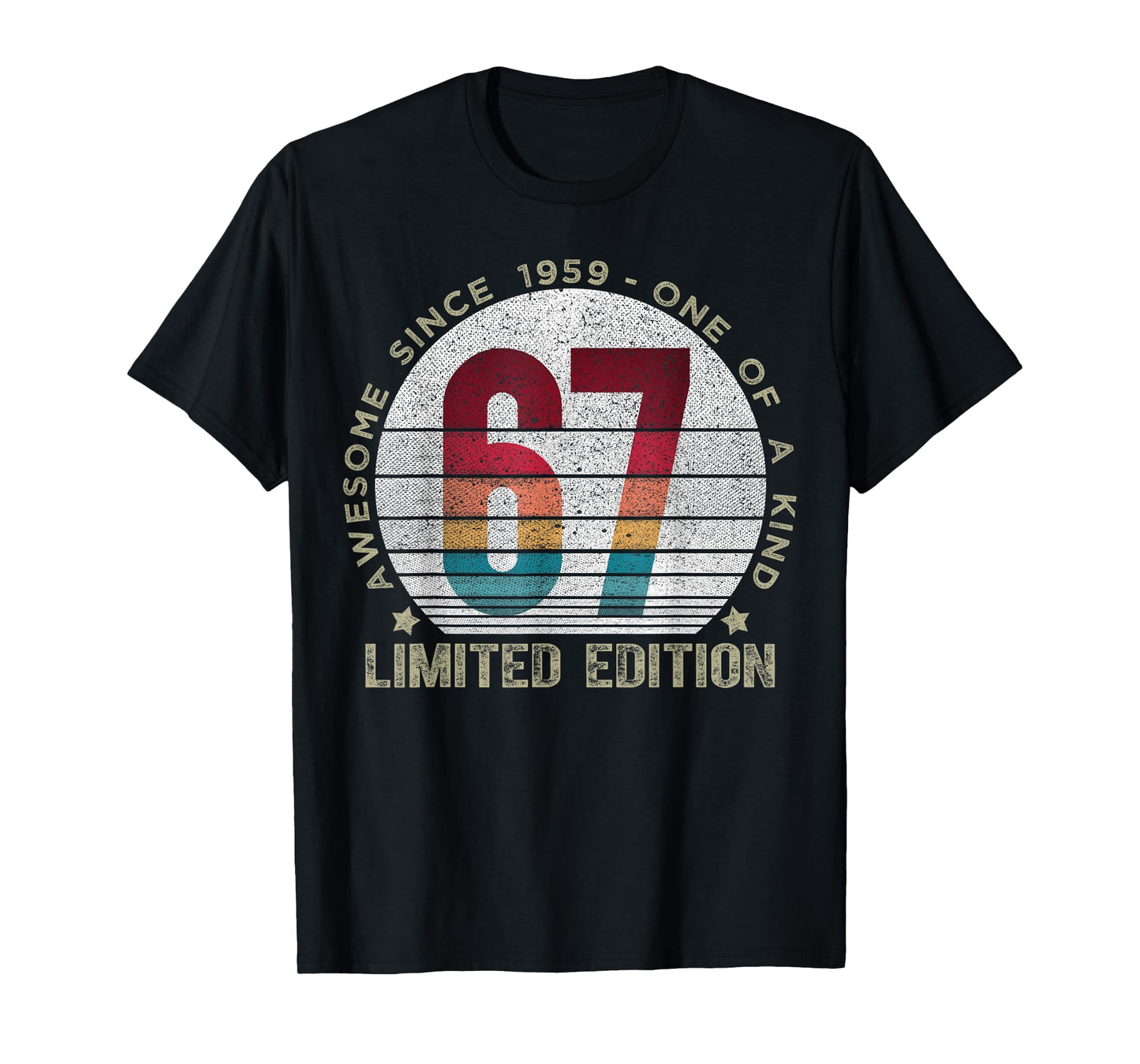 67 Year Old Gifts Vintage 1959 Limited Edition 67th Birthday T-Shirt