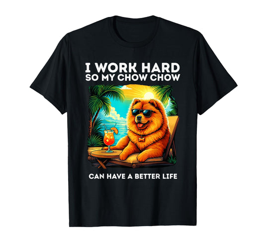 Funny Chow Chow Dog Design Chow Chow Lover T-Shirt
